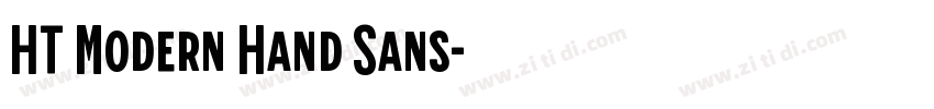 HT Modern Hand Sans字体转换